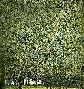 Gustav Klimt park oil painting